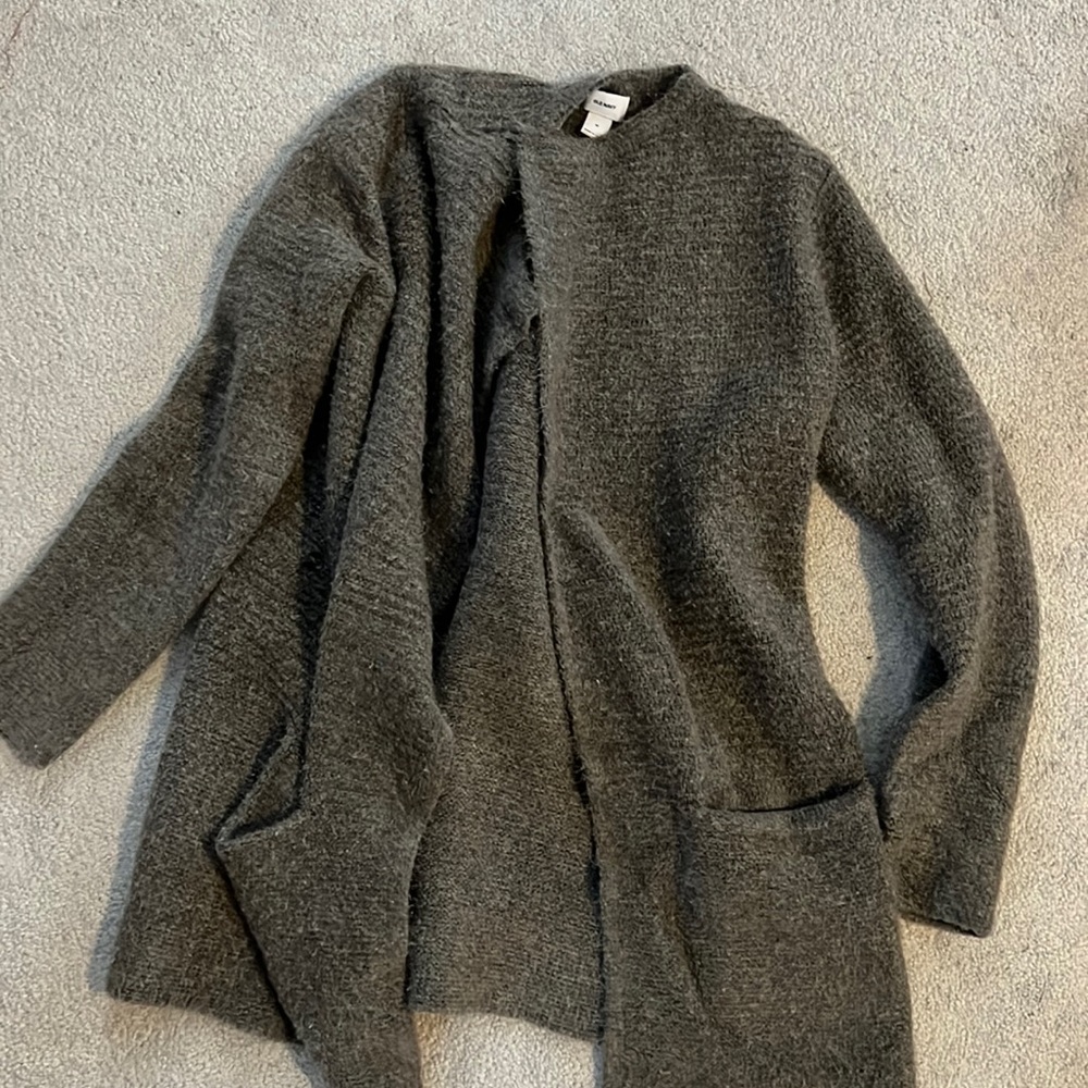 Old Navy cozy cardigan gray